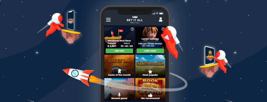 Bet It All Casino в новой мобильной версии