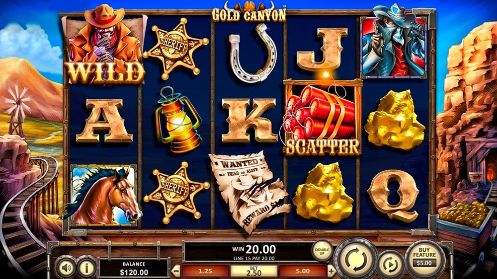 Gold Canyon (Золотой Каньон) от Betsoft Gaming